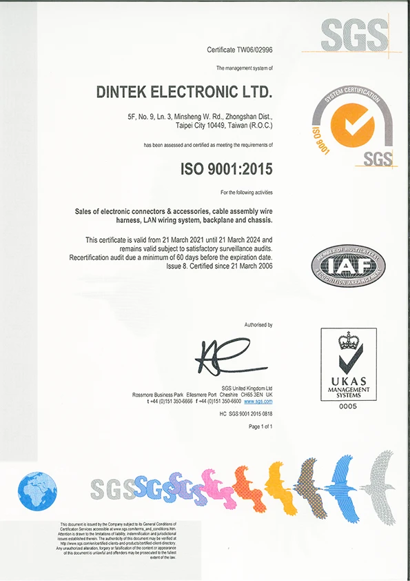 Download ISO9001 Certificate Image