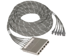 DINTEK 50mtr Cat.6A S/FTP RJ45 - Cassette Pre-terminated Cable