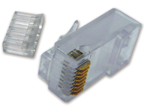 PowerMAX Cat.6 UTP Solid RJ45 Plug - 2 Piece