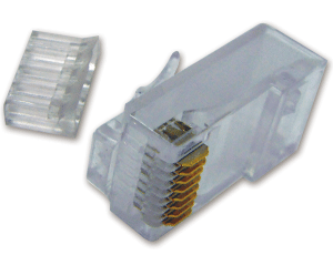 PowerMAX Cat.6 UTP Solid RJ45 Plug - 2 Piece