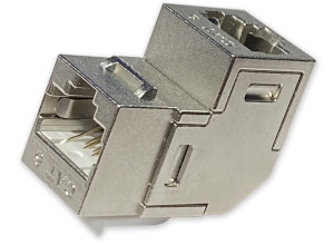 DINTEK Cat 6 RJ45 FTP 90Deg Coupler