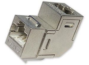 DINTEK Cat 6A RJ45 FTP 90Deg Coupler