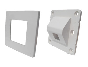 1 Port UK Style Angled Designer CurvaPlate