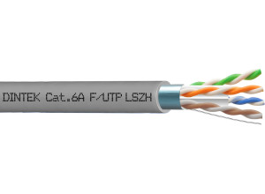 PowerMAX+ 4P Cat.6A F/UTP 23AWG LSZH Dca Cable - Gray