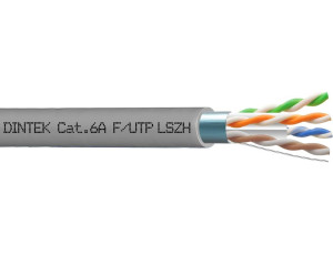 PowerMAX+ 4P Cat.6A F/UTP 23AWG LSZH Dca Cable - Gray