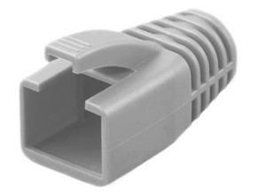 DINTEK Strain Relief RJ45 Boot Light Gray (8.0mm)