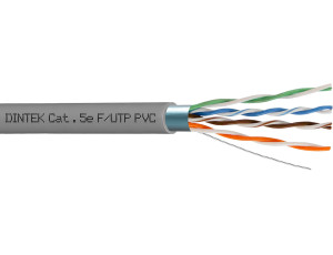  PowerPRO 4P Cat.5e F/UTP 24AWG PVC Cable - Gray
