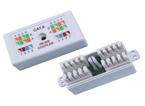 DINTEK Cat.6 Inline Block to Block Type Unshielded  Coupler