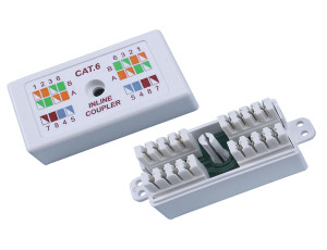 DINTEK Cat.6 Inline Block to Block Type Unshielded  Coupler