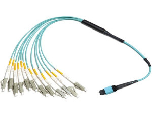 MPO (F) to 12xLC Fan Out Cable - OM3	