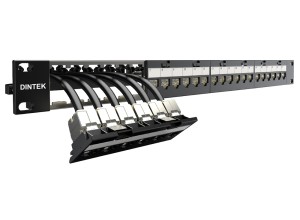 DINTEK MODulate 24 Port Front Loading FTP/UTP Patch Panel